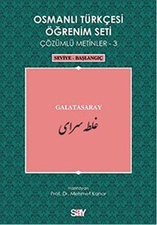 Osmanlı Türkçesi Öğrenim Seti - Galatasaray - Say Yayınları