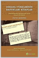 Osmanlı Türklerinin Bastıkları Kitaplar - Hiperlink Yayınları