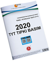 A Yayınları ÖSYM 2020 TYT Video Çözümlü Tıpkı Basım Orijinal Çıkmış Sorular - A Yayınları