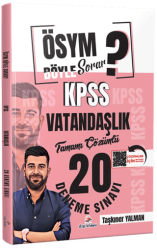 ÖSYM Böyle Sorar 2026 KPSS Vatandaşlık Tamamı PDF Çözümlü 20 Deneme - Dizgi Kitap