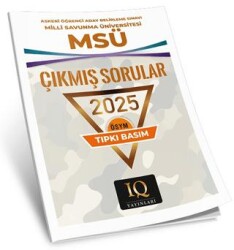 ÖSYM Tıpkı Basım Çıkmış Sorular MSÜ 2025 - IQ Yayınları