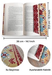 Otantik Desenli Ayarlanabilir Kitap Kılıfı - Tsugame