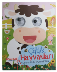 Oynayan Gözlü Boyama Kitabı – Çiftlik Hayvanları - Yumurcak Yayınları