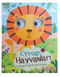 Oynayan Gözlü Boyama Kitabı – Orman Hayvanları - Yumurcak Yayınları