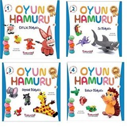 Oyun Hamuru Eğitim Seti-4 Kitap - Yumurcak Yayınları