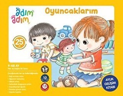 Oyuncaklarım - 25. Ay Gelişim Kitabı - Adım Adım Bebek Eğitimi