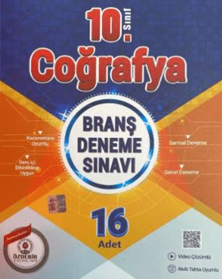 10. Sınıf Coğrafya Branş Deneme Sınavı - 1