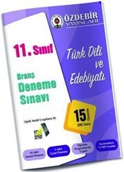 11. Sınıf Türk Dili ve Edebiyatı 15 Deneme - Özdebir Yayınları