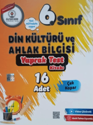 6. Sınıf Din Kültürü ve Ahlak Bilgisi Yaprak Test - Özdebir Yayınları