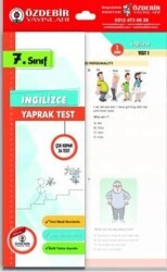 7. Sınıf İngilizce Yaprak Test - Özdebir Yayınları