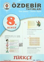 8. Sınıf Türkçe Çek Kopar Yaprak Test - Özdebir Yayınları