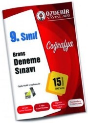 9. Sınıf Coğrafya Branş Deneme Sınavı - Özdebir Yayınları