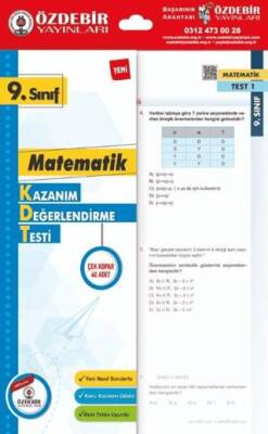 9. Sınıf Matematik Yaprak Test - 1