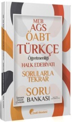 Özdil Akademi ÖABT MEB-AGS Türkçe Halk Edebiyatı Sorularla Tekrar Soru Bankası Çözümlü - Özdil Akademi Yayınları