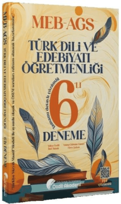 ÖABT MEB-AGS Türk Dili ve Edebiyatı 6 Deneme Çözümlü - 1