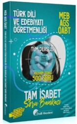 Özdil Akademi Yayınları ÖABT MEB-AGS Türk Dili ve Edebiyatı Öğretmenliği Tam İsabet 500 Soru Bankası Çözümlü - 1