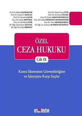 Özel Ceza Hukuku Cilt 9 - 1