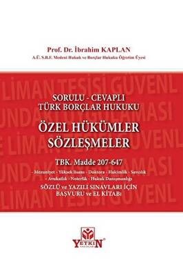 Özel Hükümler Sözleşmeler - 1