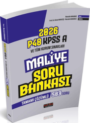 P48 KPSS A Grubu Maliye Soru Bankası Tamamı Çözümlü - Savaş Yayınevi