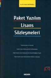 Paket Yazılım Lisans Sözleşmeleri - Seçkin Yayıncılık
