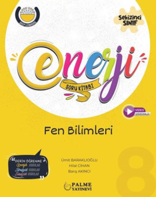 Palme 8. Sınıf Enerji Fen Bilimleri Tamamı Çözümlü Soru Kitabı - 1