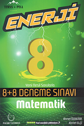 Palme Yayıncılık Palme 8. Sınıf Enerji Matematik 8+8 Deneme Sınavı - 1