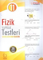 Palme Yaprak Test 11. Sınıf Fizik - Palme Yayınları