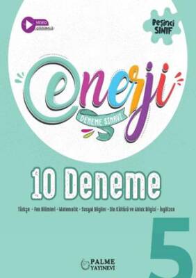 Palme Yayıncılık 5. Sınıf Enerji Tüm Dersler 10’lu Deneme Kitabı - 1