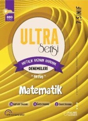 7. Sınıf Ultra Serisi Matematik Denemeleri 44 Föy - Palme Yayınları