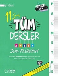 Palmetre 11. Sınıf Eşit Ağırlık Tüm Dersler Aylık Çalışma Fasikülleri - Palme Yayınları