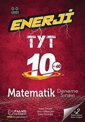 Palme YKS TYT Enerji Matematik 10 Deneme Sınavı Video Çözümlü - 1