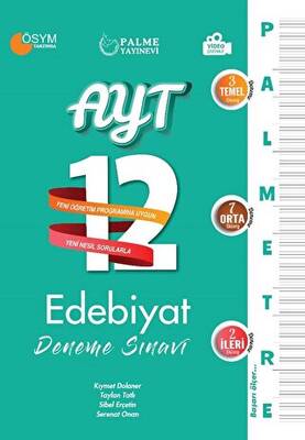 Palmetre Ayt Edebiyat 12 Deneme Sınavı - 1