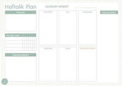 Paloma Süresiz Haftalık Planlayıcı Minimal Desenli - Paloma Yayınevi