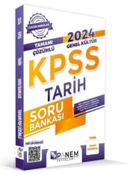 Panem Yayınları KPSS Genel Kültür Tamamı Çözümlü Tarih Soru Bankası - Panem Yayınları