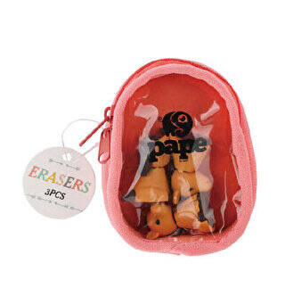 Pape Çantalı 3 Lü Zürafa Silgi Sa150348 - 1