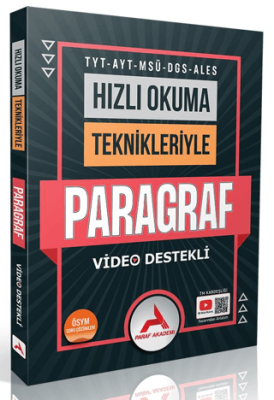 TYT AYT MSÜ DGS ALES Hızlı Okuma Teknikleriyle Paragraf - 1