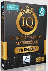 Paraf Yayınları Paraf IQ İnkılap Tarihi 16`lı Deneme 1. Dönem Konuları - 1
