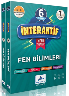 6. Sınıf İnteraktif Fen Bilimleri Etkinlikli Çalışma Kitabı 2 Modül - 1