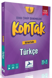 6. Sınıf Kontak Türkçe Konu Takip Denemeleri - Paraf Yayınları