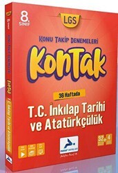 8. Sınıf İnkılap Tarihi ve Atatürkçülük 36 Kontak Deneme - Paraf Yayınları