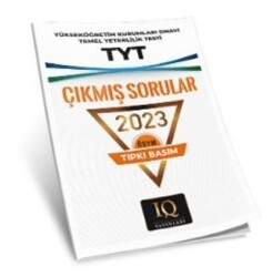 ÖSYM Çıkmış Sorular - TYT 2023 - IQ Yayınları