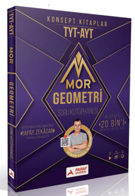Paraf Yayınları Paraf Akademi TYT-AYT Mor Geometri Soru Bankası - 1