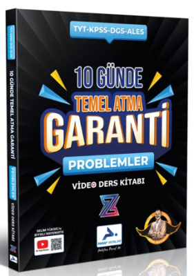 Paraf Yayınları 10 Günde Temel Atma PROBLEMLER Garanti - Bıyıklı Matematik - Paraf Z Takımı - 1