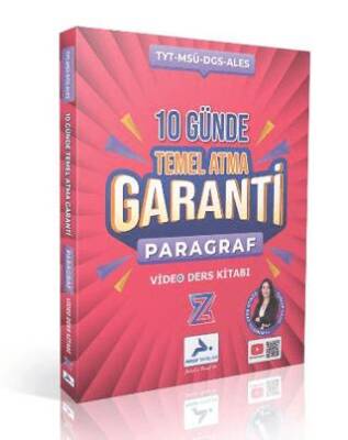 Paraf Yayınları TYT Paragraf 10 Günde Temel Atma Garantili Video Ders Kitabı - 1