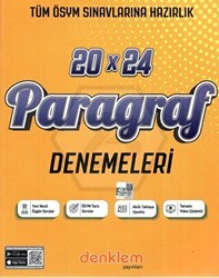Denklem Yayınları Paragraf 20 x 24 Deneme - Denklem Yayınları