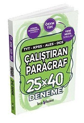 TYT-KPSS-ALES-DGS Çalıştıran Parağraf X40 Deneme - Tercih Akademi Yayınları