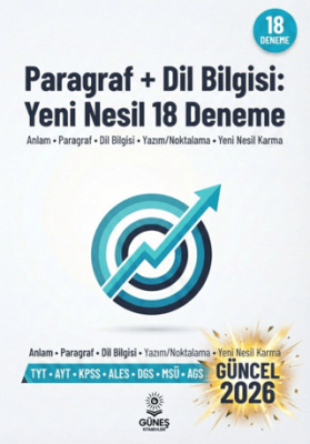 Paragraf + Dil Bilgisi: Yeni Nesil 18 Deneme - 1