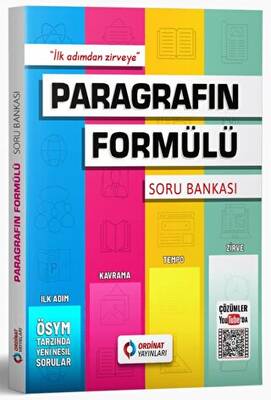 Ordinat Yayınları - Bayilik Paragrafın Formülü Soru Bankası - 1