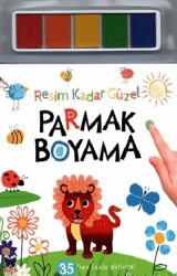 Parmak Boyama-Resim Kadar Güzel - Net Çocuk Yayınları