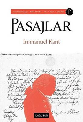Pasajlar Sosyal Bilimler Dergisi Sayı 6 - Immanuel Kant - 1